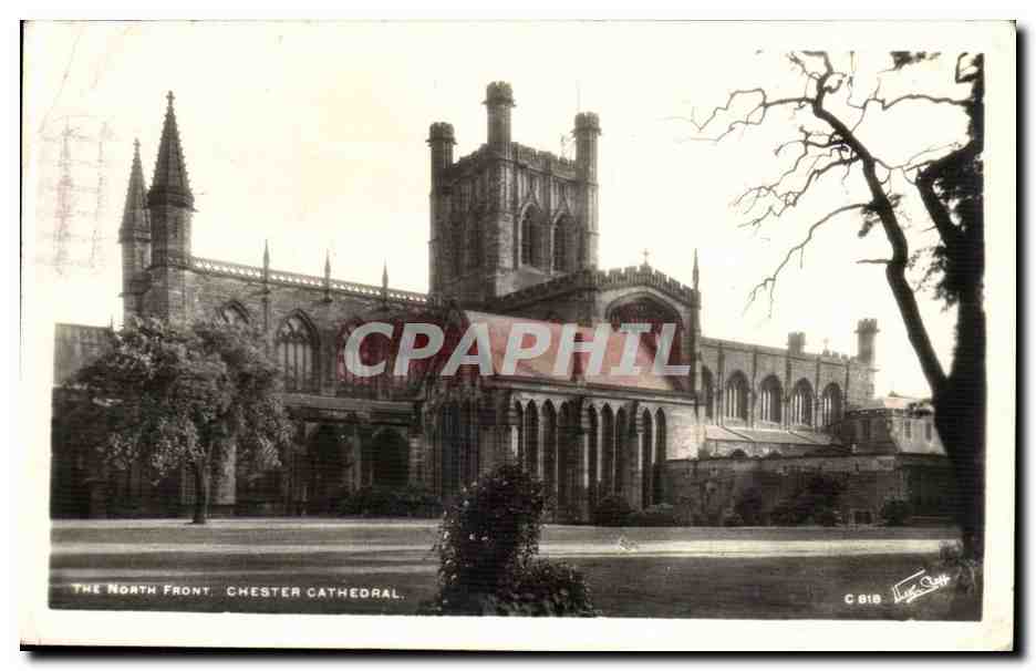 Grande Bretagne CPA The north Front Chester cathedral