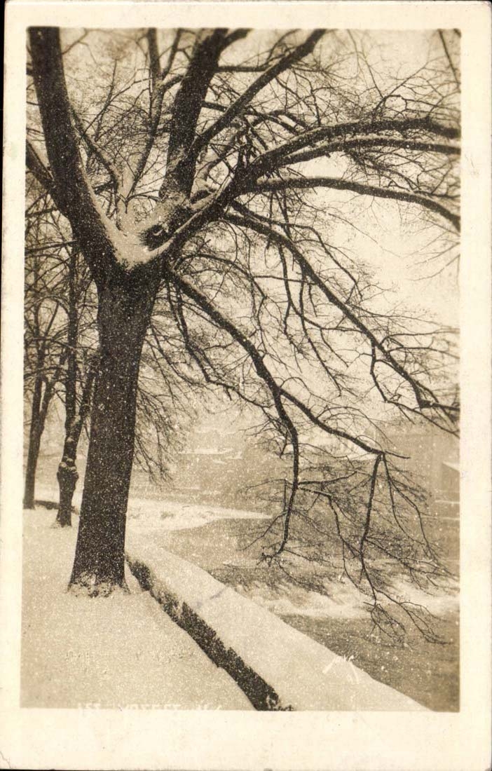 CPA Serie Jove Paysage sous la neige