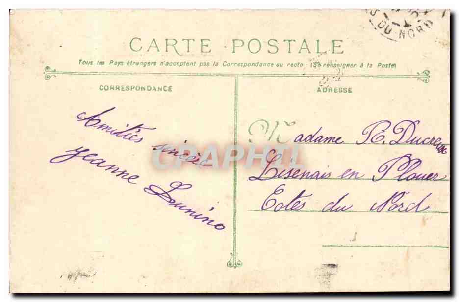 Toulon - Vue Generale prise du Mont Faron - CPA  — Verso