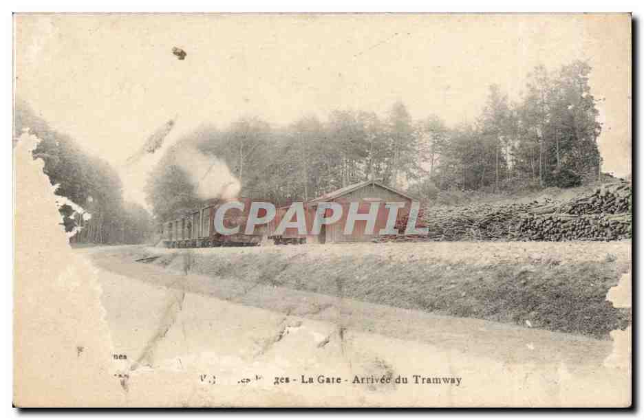 La Brosse - La Gare Arrivee du Tramway - CPA 