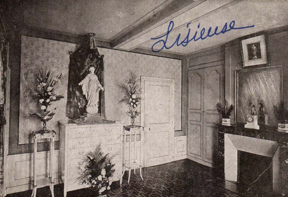 Lisieux - Aux Buissonnets Dans cette chambre Saint Therese l'enfant atteinte - CPA 
