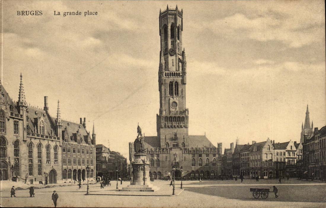 Brugge - Bruges - La Grande Place - Belgique - Belgium - CPA 