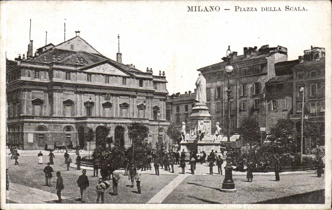 Italie - Italy - Milan - Milano - Piazza della Scala - CPA 