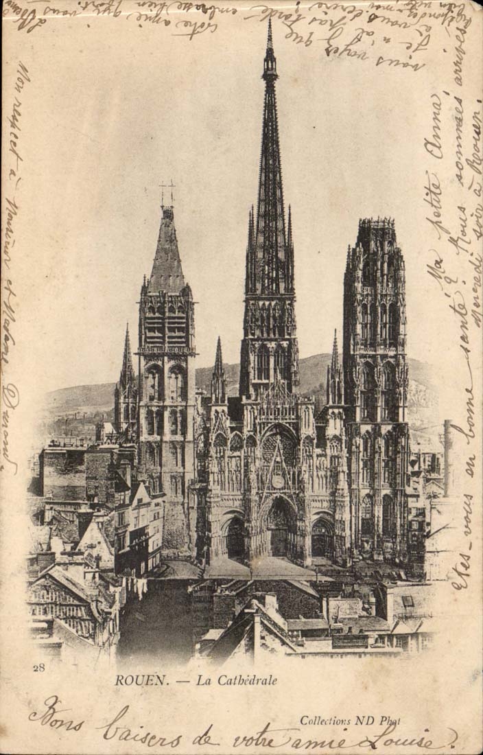 Rouen - la Cathedrale - CPA 