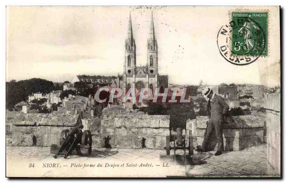 Niort — Plate-forme du Donjon et Saint-André — LL.