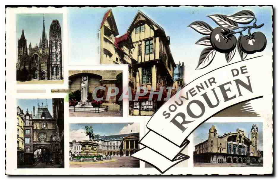 Rouen - Souvenir - CPA 