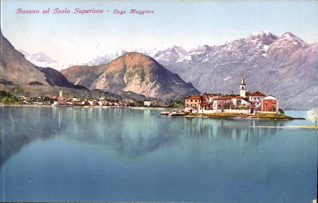 Italie - Italy - Lago Maggiore - Baveno ed Isola Superiore -CPA 