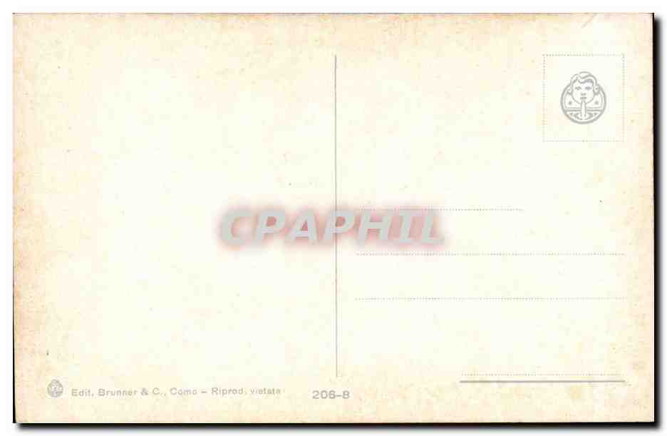 Italie - Italy - Lago Maggiore - Baveno ed Isola Superiore -CPA  — Rückseite