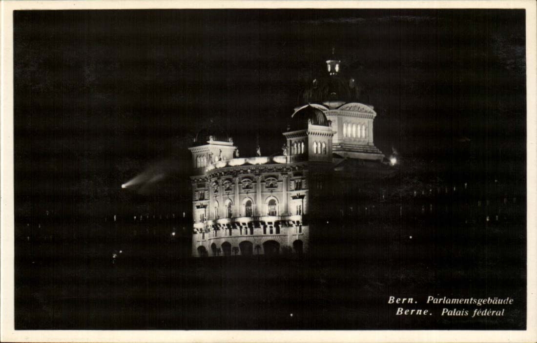 Berne - Bern - Suisse - Schweiz - palais federal -CPA 