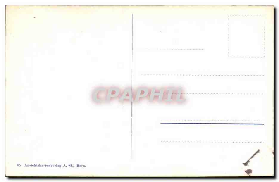 Berne - Bern - Suisse - Schweiz - palais federal -CPA  — Rückseite
