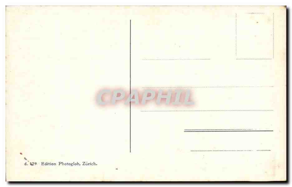 Berne - Bern - Suisse - Schweiz - Rivopiono -CPA  — Rückseite