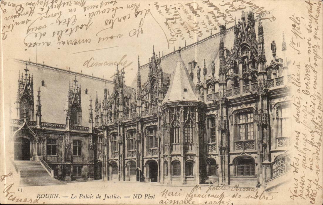 Rouen - Le Palais de Justice - CPA 