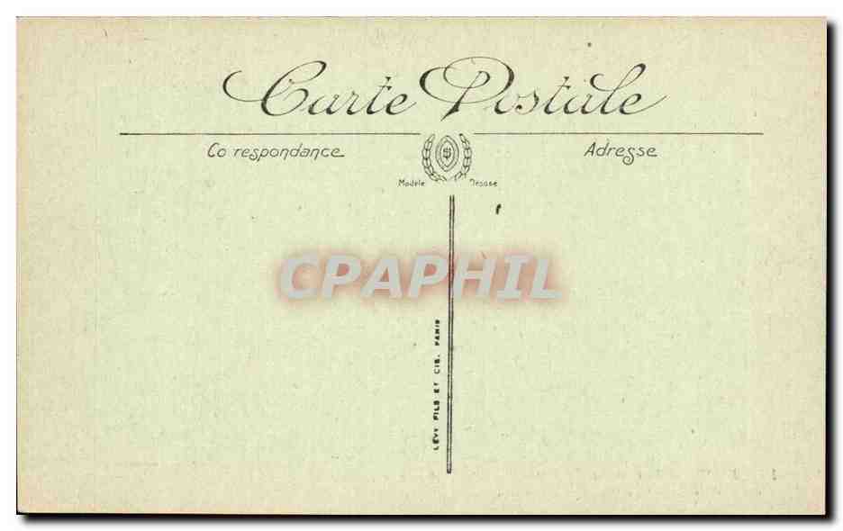 Blois CPA Le chateau l'aile Louis XII  — Verso