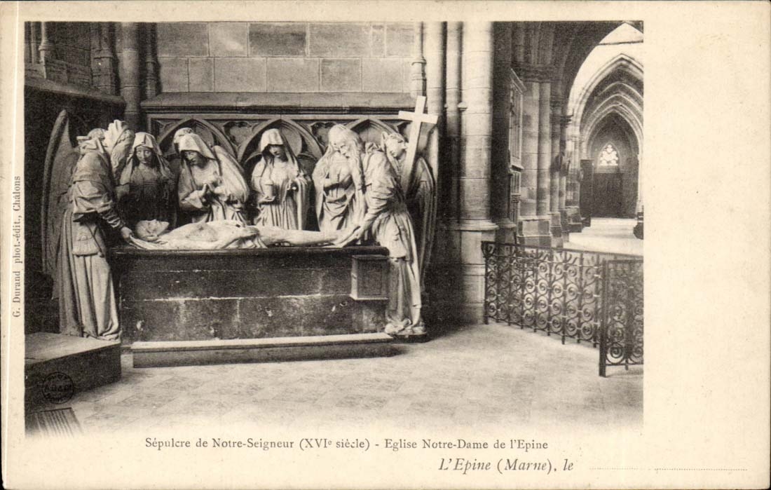 L'epine CPA Sepulcre de Notre SEigneur Eglise Notre Dame de l'epine