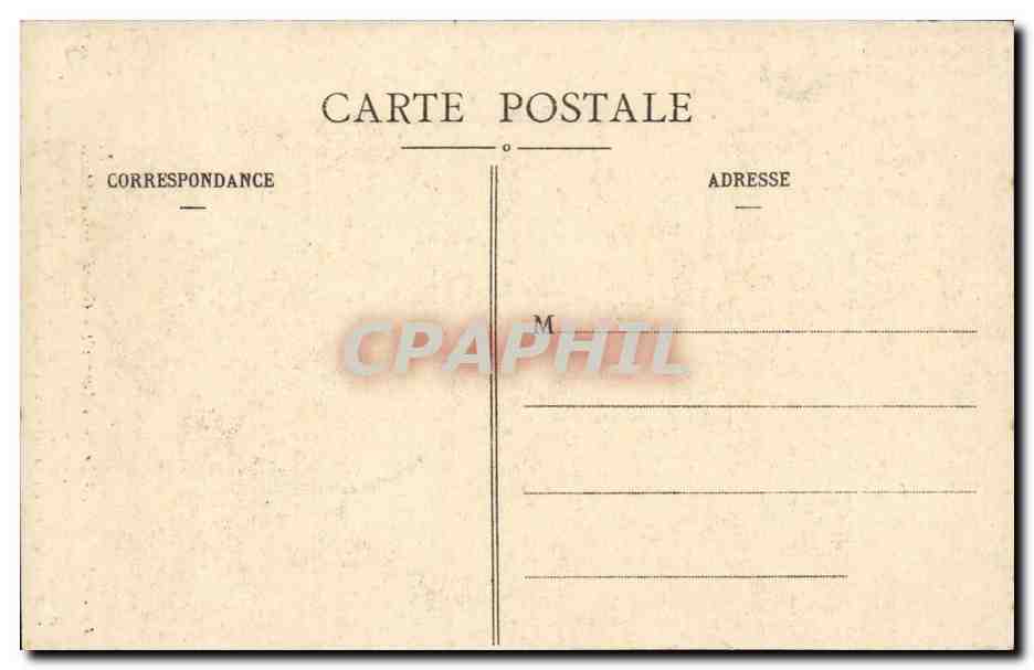Angers CPA Le logis Barrault Grand logis et statue de Lenepveu — Rückseite