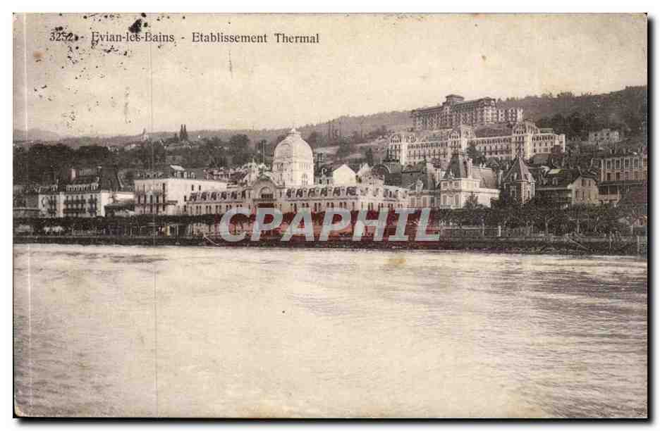 Evian les Bains CPA Etablissement thermal