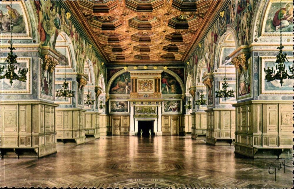 Fontainebleau — Galleria Henri II o sala da ballo — Guy