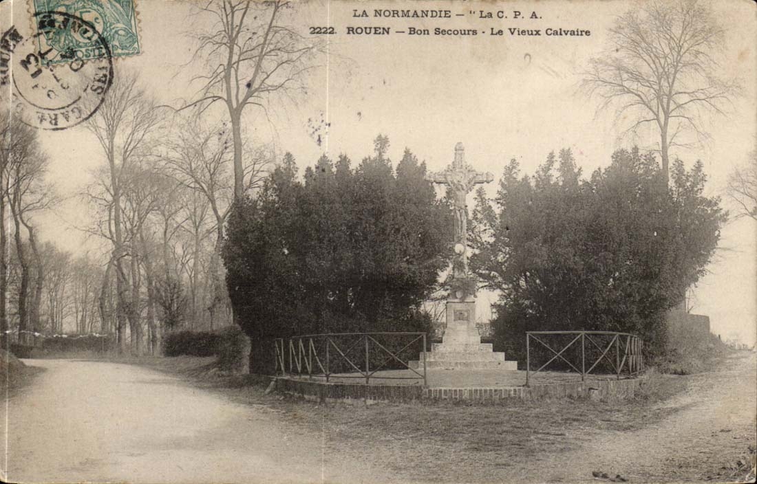 Rouen CPA Bonsecours Le vieux calvaire