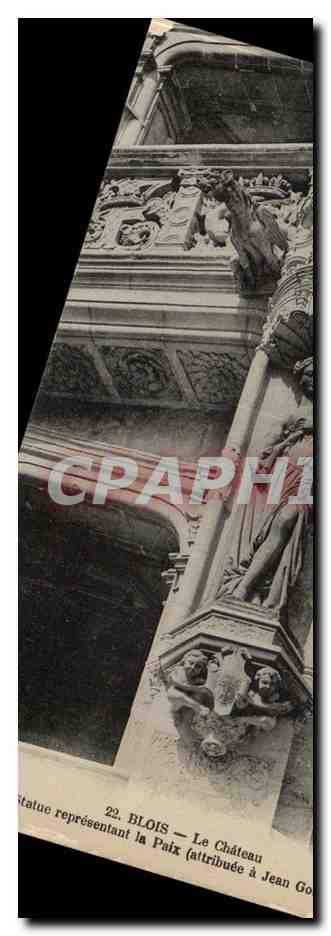CPA Chateau de Blois Statue representant la Paix (attribuee a Jean Goujon)