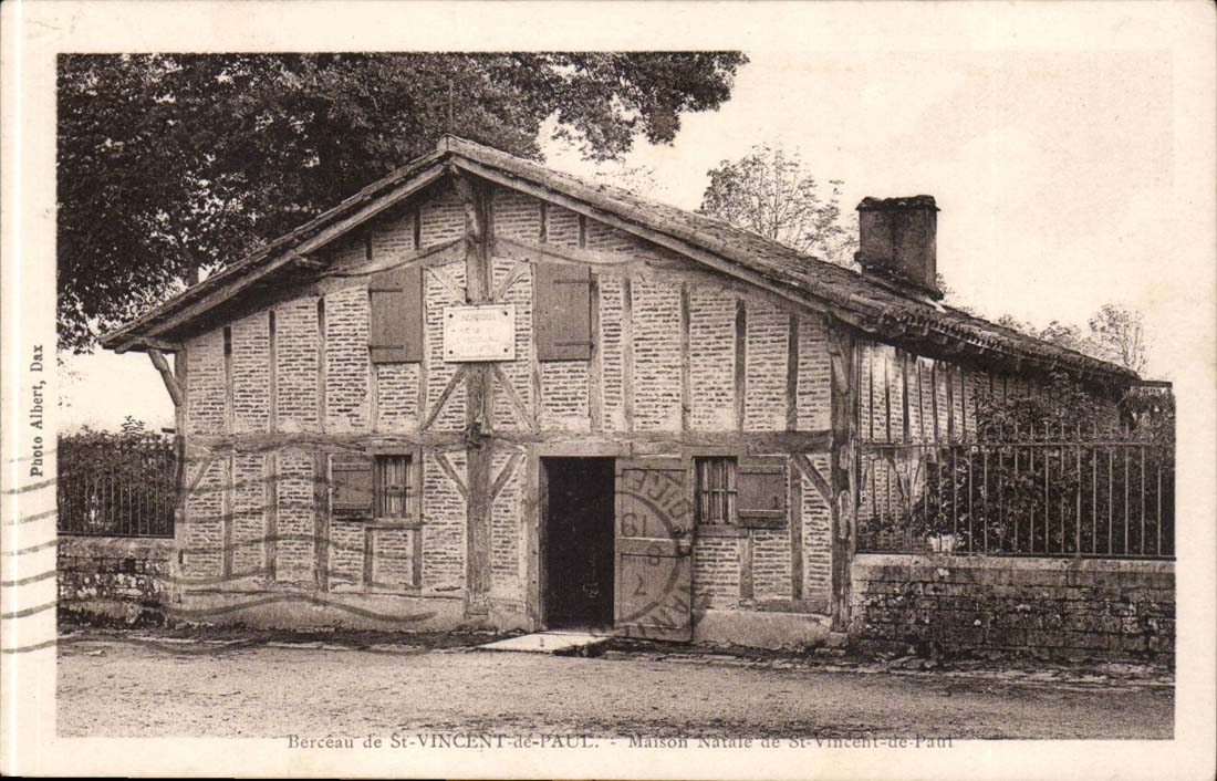 Berceau de St-VINCENT-de-PAUL — Maison Natale de St-Vincent-de-Paul — Photo Albert, Dax