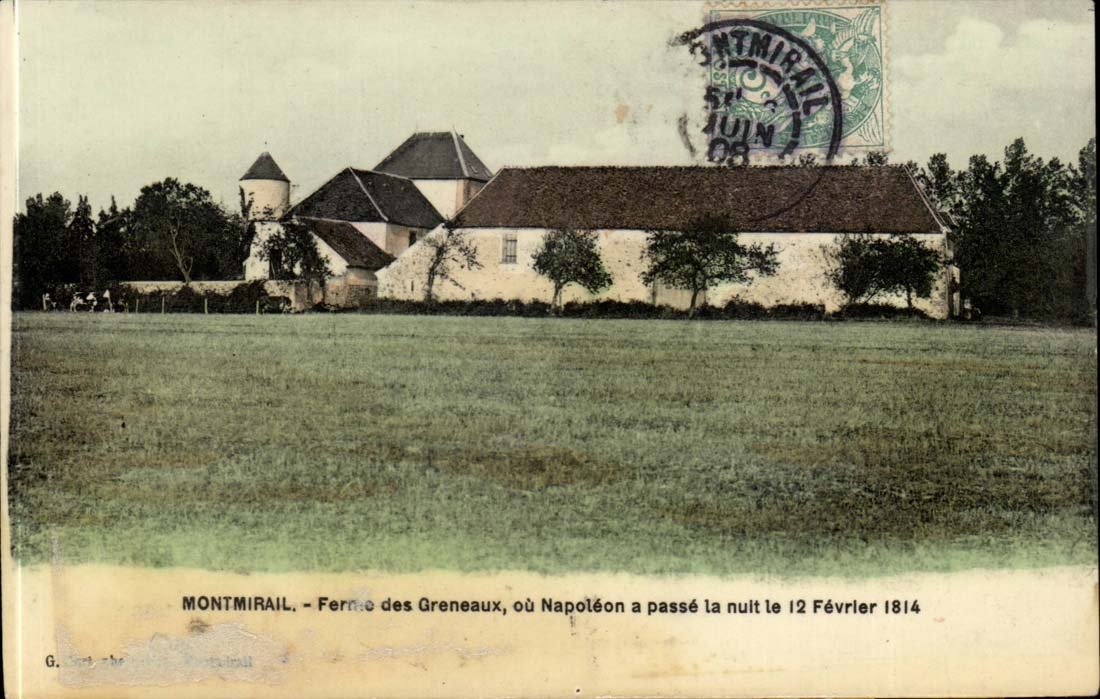 Montmirail - Farm der Greneaux, wo Napoleon die Nacht vom 12. Februar 1814 verbrachte