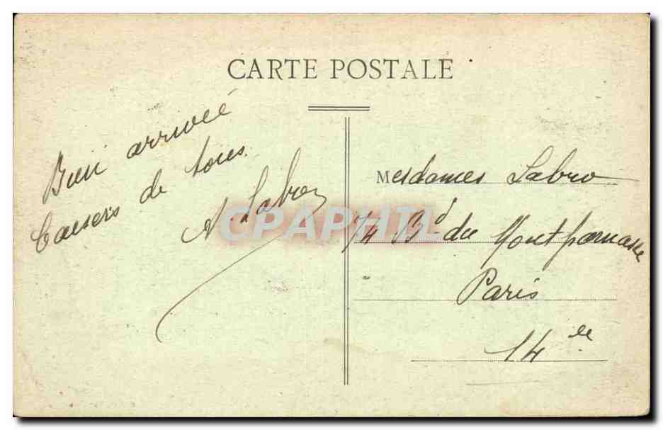 Pau - Le Chateau sous Trois Facades - CPA  — Verso