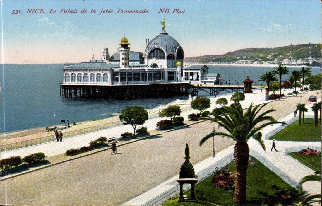Nice - Le Palais de Justice de la Jetee Promenade - CPA 
