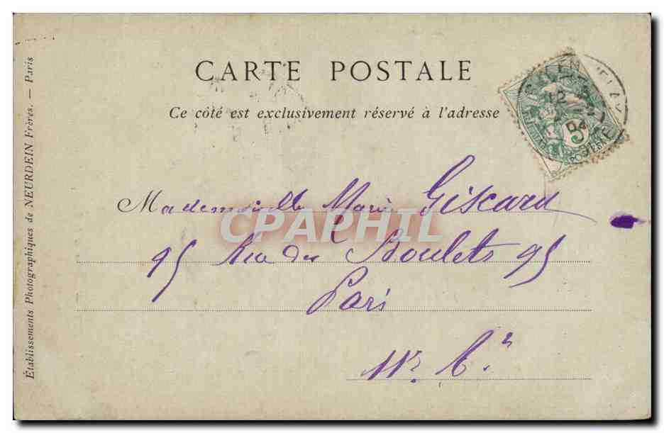 Le Puy - Clocher de la Basilique Notre Dame du Puy - CPA  — Rückseite