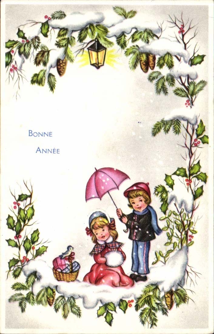 CPA Fantaisie Bonne annee