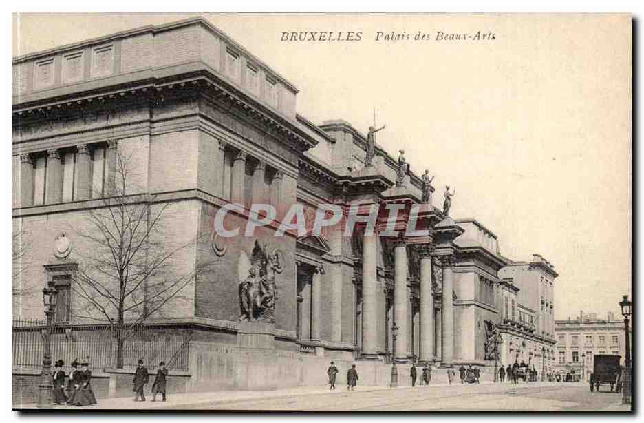 Belgie Belgique bruxelles CPA Palais des Beaux Arts