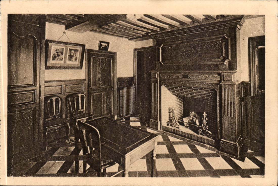 CPA Vestibule des Bouissonnets Chemine ou Sainte Therese enfant deposait ses souliers la nuit de Noel