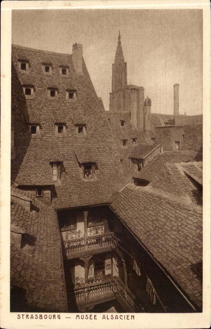 Strasbourg CPA Musee alsacien