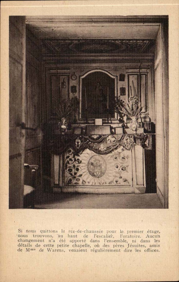 Chapelle des pères Jésuites à Escalier — Waren — texte imprimé
