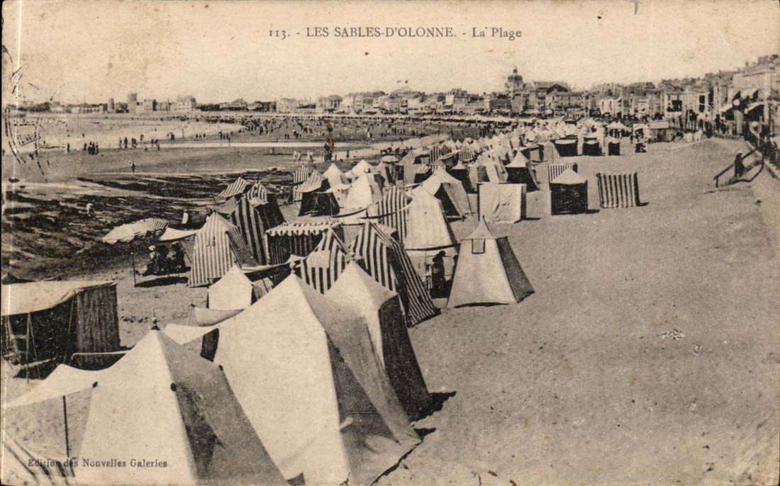 SAbles d'olonne CPA La plage
