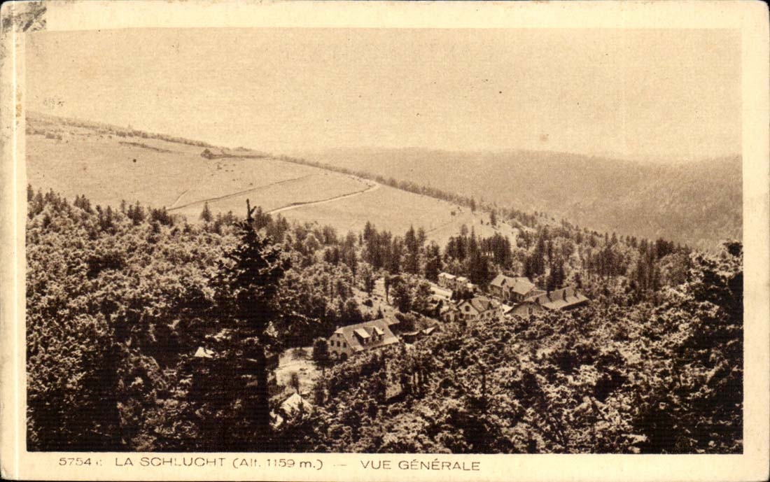 CPA La Schlucht Vue generale