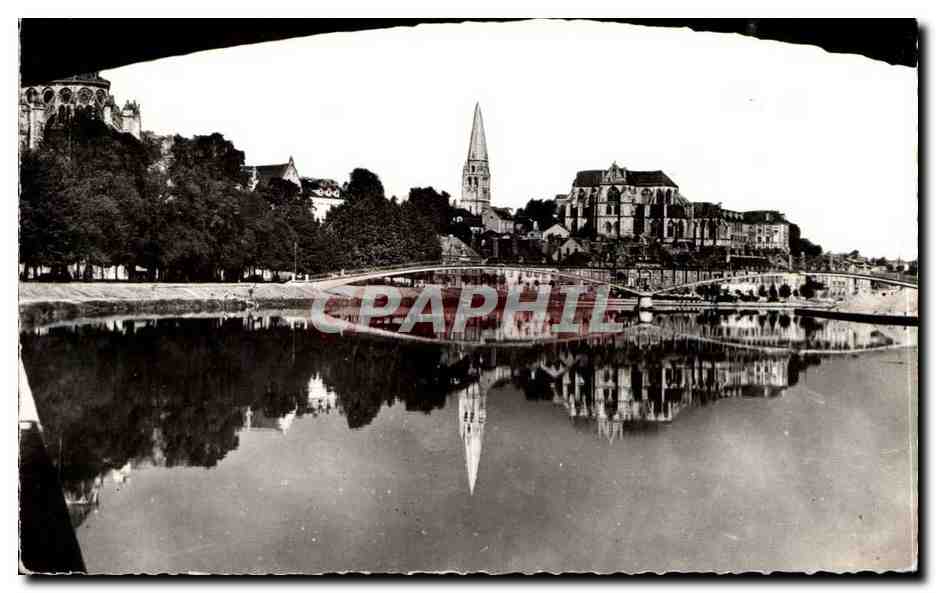 Auxerre CPA Les bords de l'Yonne Vue generale