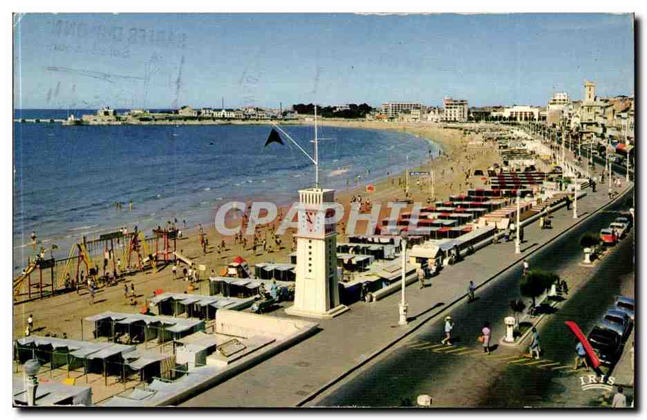 Les Sables-d'Olonne — Strand und Damm — Compagnie des Arts Photographiques