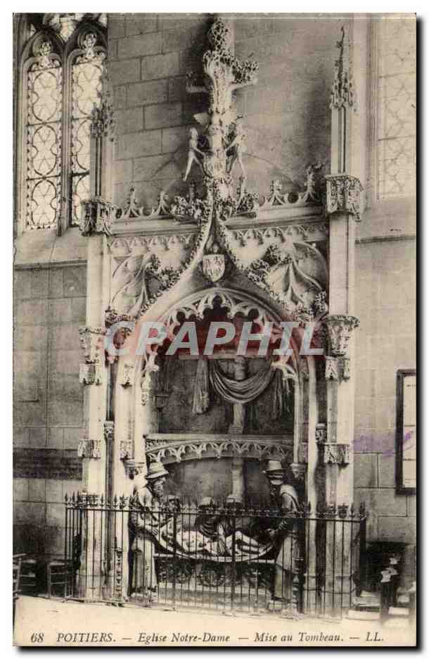 Poitiers — Église Notre-Dame — Mise au Tombeau — LL. n°68