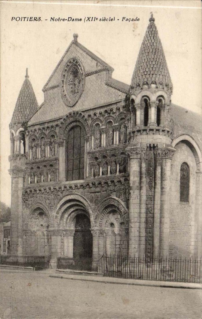 Poitiers - Notre-Dame (XIIe siècle) - Façade