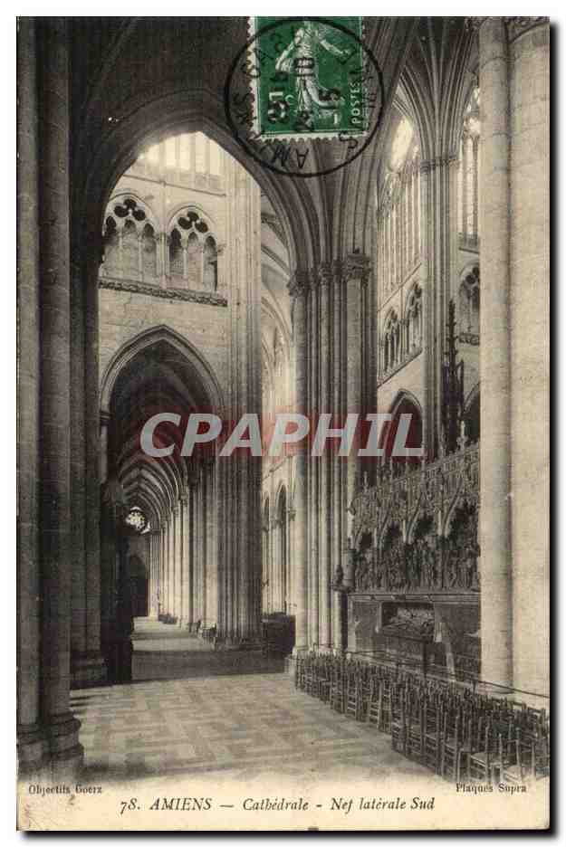 Amiens — Cathédrale - Nef latérale Sud — Objectifs Boerz