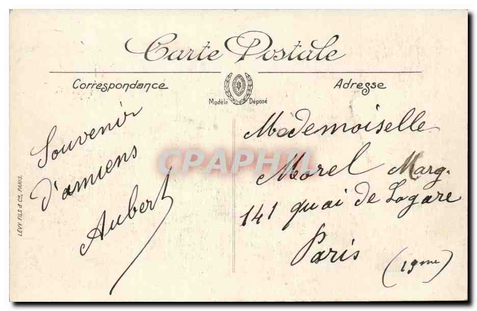 Amiens CPA Cour d'appel et la cathedrale — Rückseite