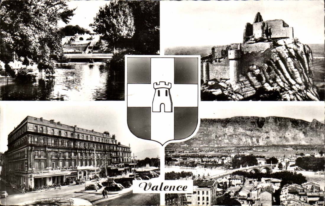 Valence — Panoramablick und Sehenswürdigkeiten — Réal Photo (n° 161)