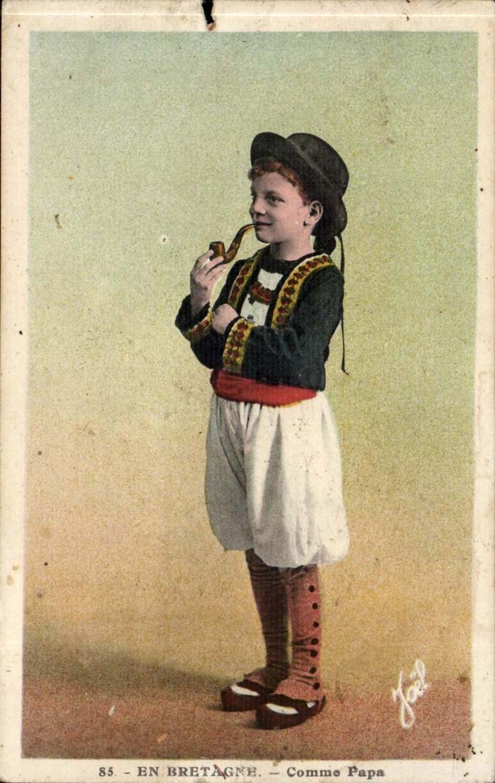 En Bretagne — Comme Papa — F. Chapeau, N°85