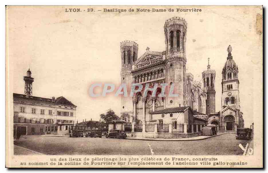 Lyon - Basilique de Notre Dame de Fourviere - CPA 