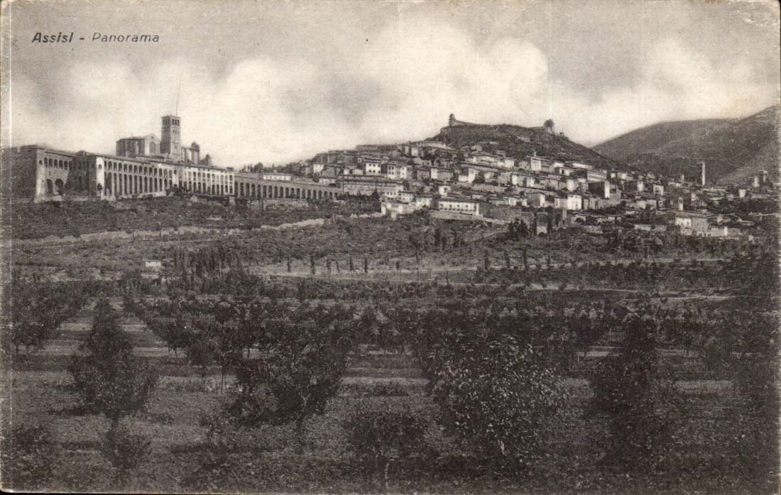 Italie Italia Assisi CPA Panorama 