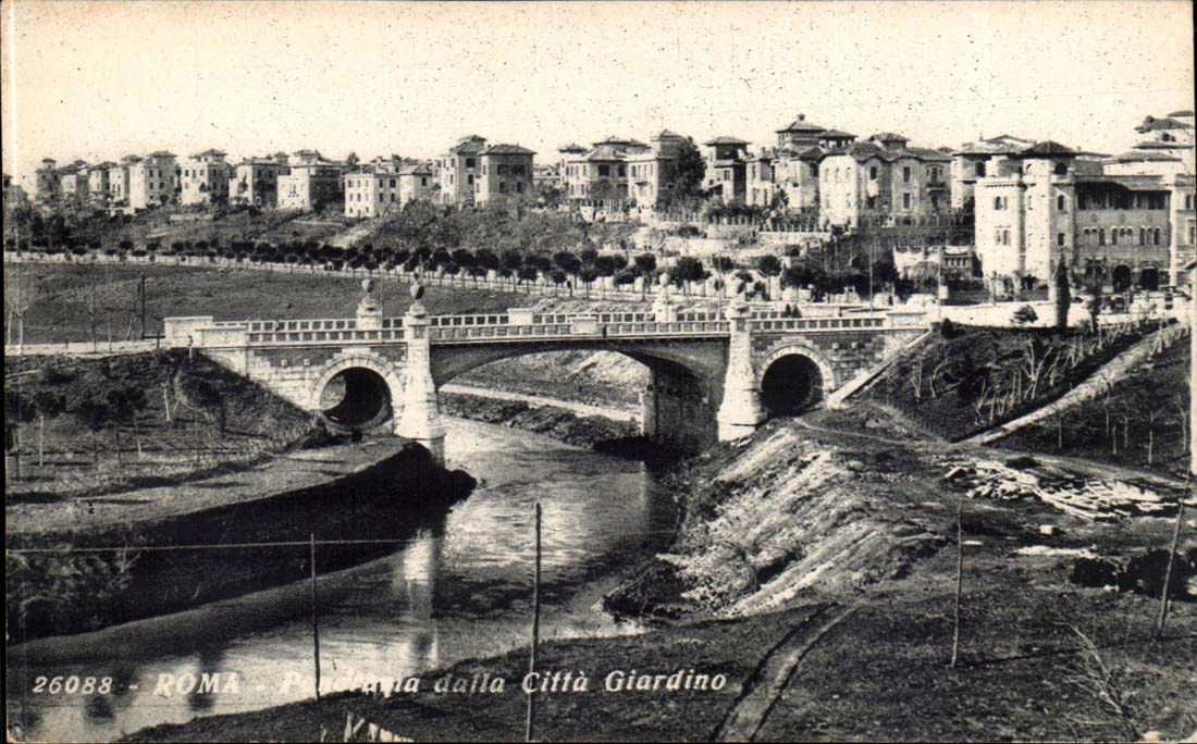 Italie Italia Roma CPA Panorma della citta Giarino