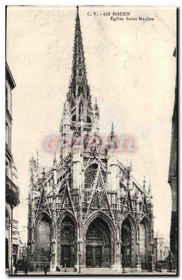 Rouen CPA Eglise Saint Maclou 