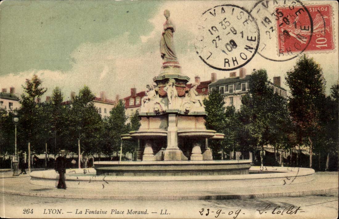 Lyon CPA Fontaine Place Morand