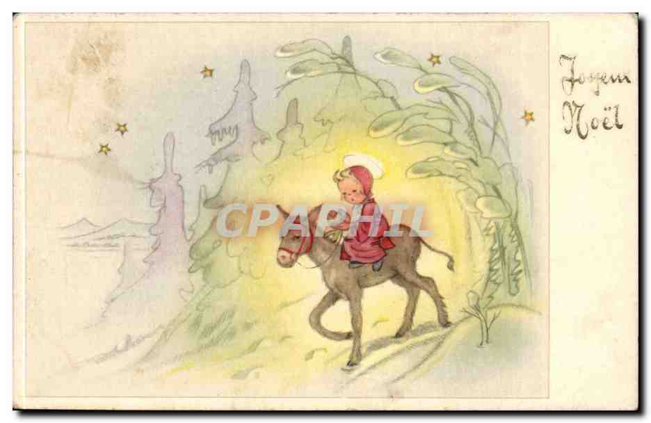CPA Fantaisie Joyeux Noel