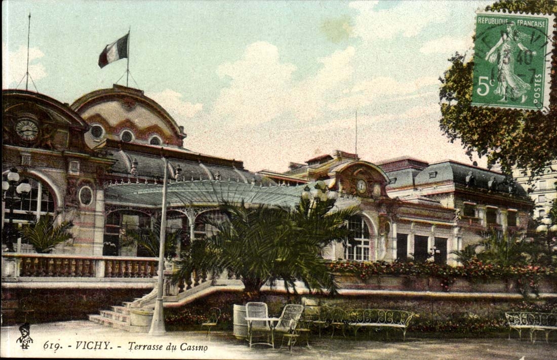 Vichy CPA Terrasse du casino